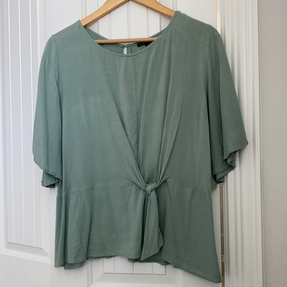Sage Green Staccato blouse